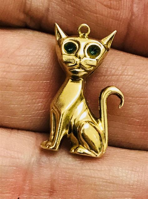 The Fearless Spirit of a Frightened Kitten Amulet Pendant